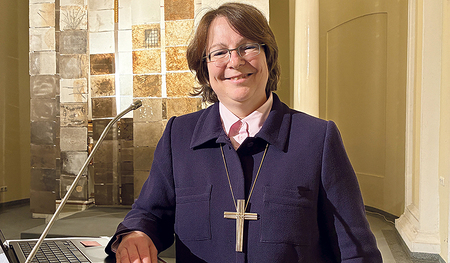 Bischöfin Cornelia Richter in Linz.