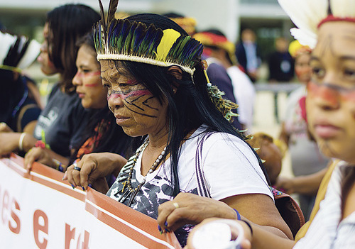 Die Indigenen Amazoniens kämpfen für ihre Rechte. 