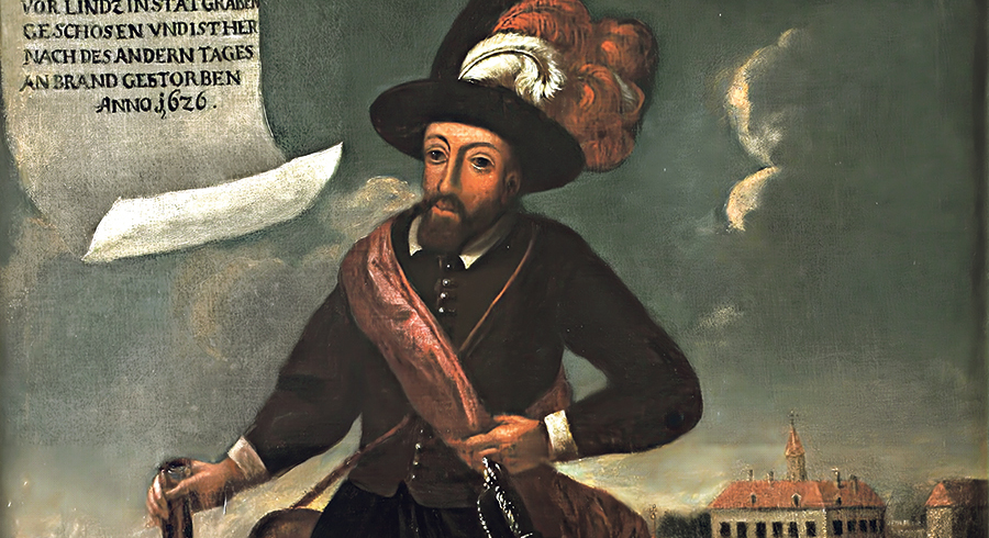  Stefan Fadinger, posthumes Porträt vor Linz.