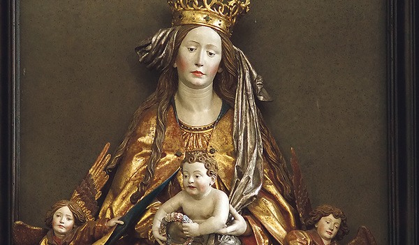 Die Schutzmantelmadonna von Frauenstein entstand um 1515.   