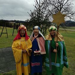 Sternsinger/innen aus der Pfarre Pregarten