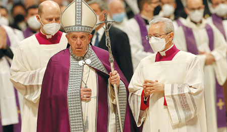 Dem Herzen Mariens weihte Papst Franziskus die ganze Menschheit, besonders die Ukraine und Russland.  