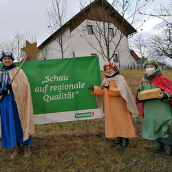 Sternsinger/innen der Pfarre Grünbach