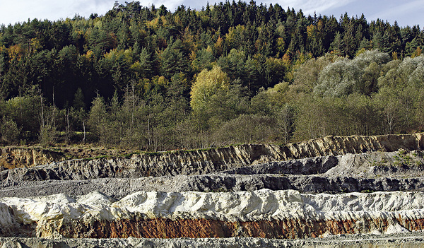 Kaolin – die weiße Tonerde aus dem Mühlviertel wird heute im Tagbau gewonnen