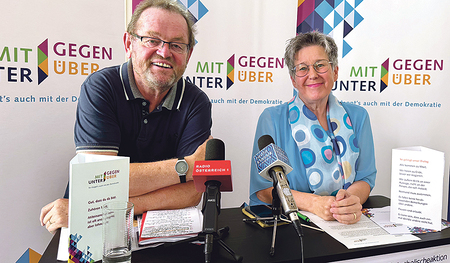 KAÖ-Präsident Ferdinand Kaineder (li.) und Geschäftsführerin Regina Petrik. 
