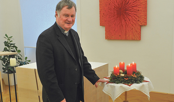 „Die Weihnachtsbotschaft zeugt von der Liebe zum Leben. Sie ermuntert, sich auf das Leben einzulassen.“ - Bischof Manfred Scheuer in der Kapelle des Bischofshofs in Linz.    