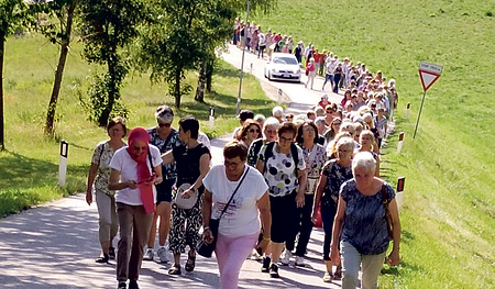 Kfb-Frauen unterwegs nach Maria Trens 
