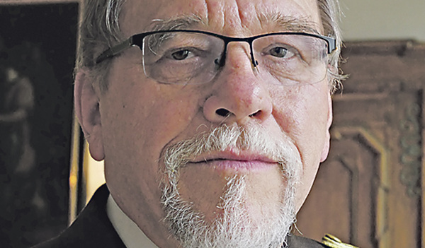 P. Franz Weber im Mai 2018 in seiner Uniform als Feuerwehrkurat in Tirol.