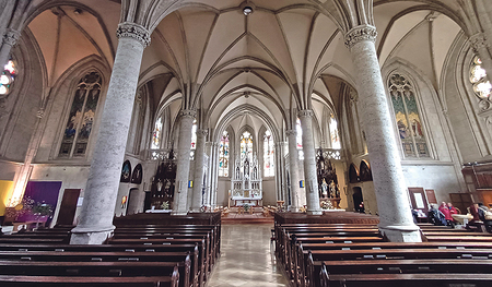 Otto Schirmer, Stadtpfarrkirche Bad Hall, 1869–1899. 