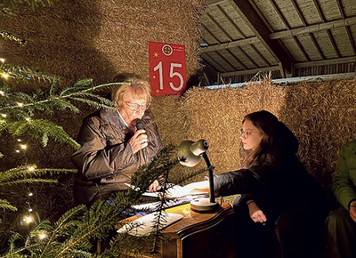 Am 13. Dezember macht der Lebendige Adventkalender im Kuhstall Station.   