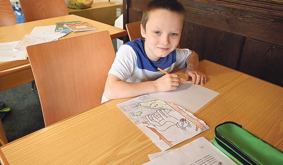 Der Unterricht darf natürlich nicht zu kurz kommen.  