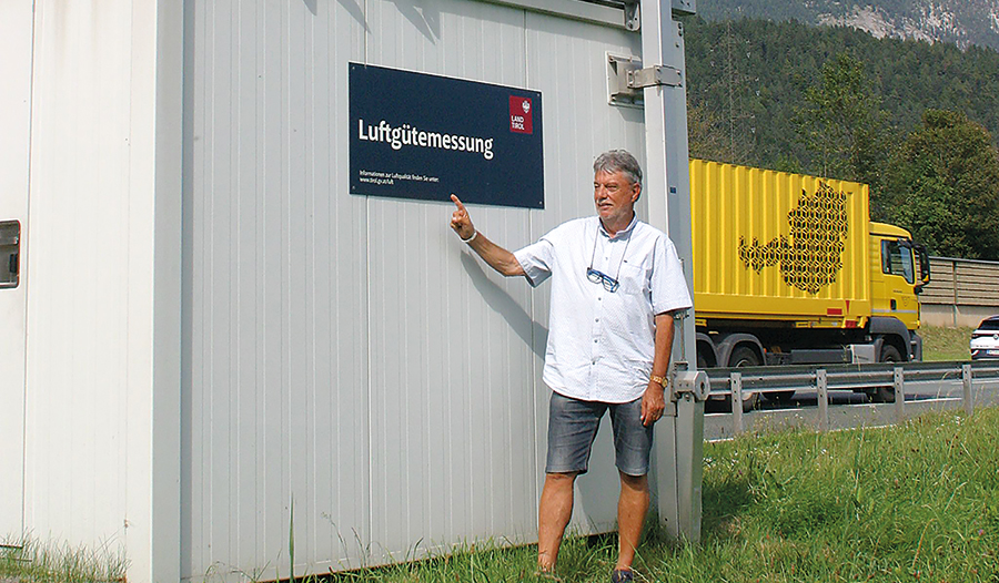 In Tirol gibt es an 20 verschiedenen Standorten sogenannte Luftgüte-Messstellen.    