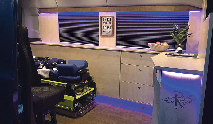 Die „Rollenden Engel“ haben zwei bestens ausgestattete Fahrzeuge im Einsatz.   