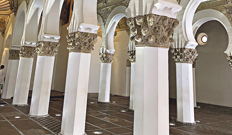 Die Synaogoge Santa Maria la Blanca in Toledo  